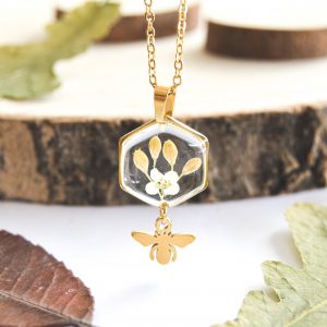 Colgante panal abeja
